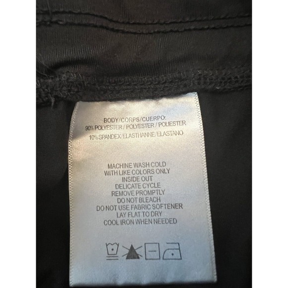 Marc New York Sweatpants Womens L Black Tapered Leg Stretch Missing Drawstring - Picture 11 of 14